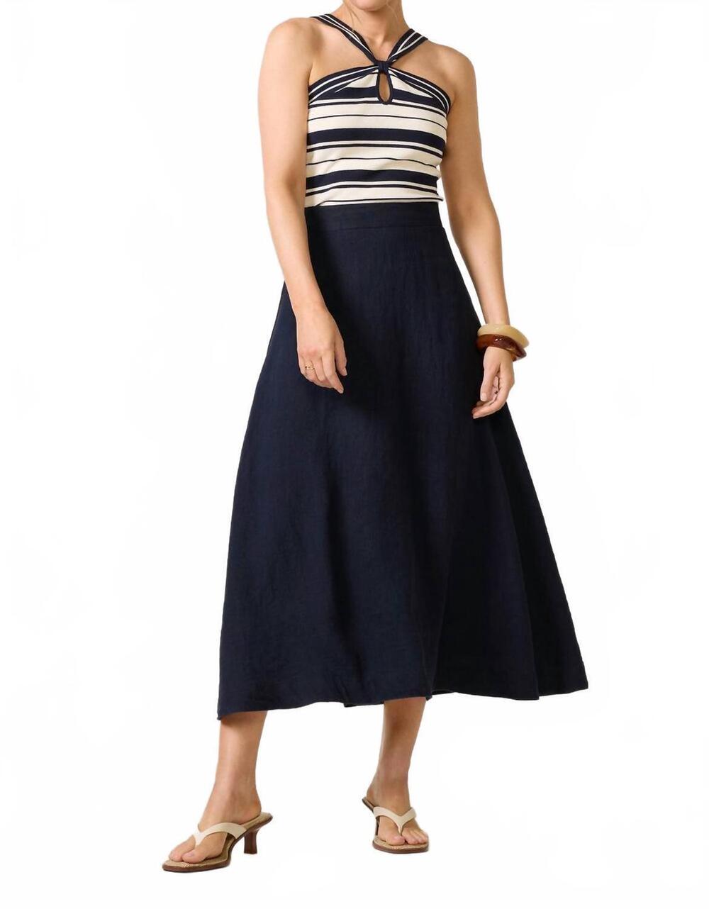 NEW SUNDAYS there for you skirt in navy